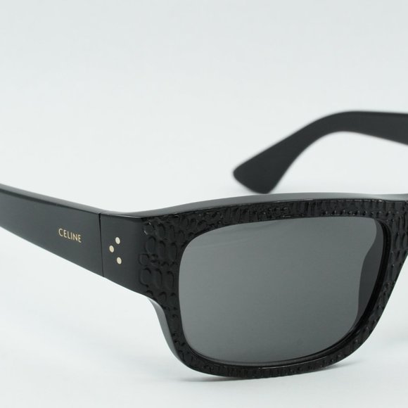 💯 NEW CELINE CL4079IL 02A BLACK GREY SUNGLASSES - Picture 4 of 10